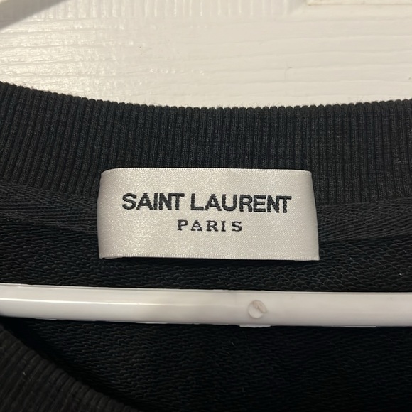 YSL - SAINT LAURENT SHARK PATCH CREW SWEAT - authentic - Picture 4 of 5